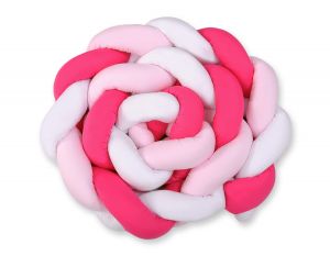 Knot bumper XXL- white-dark pink-pink